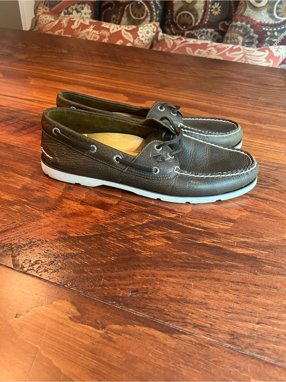 Sperry Leather Slip-On Boat Shoe, Excellent Condition